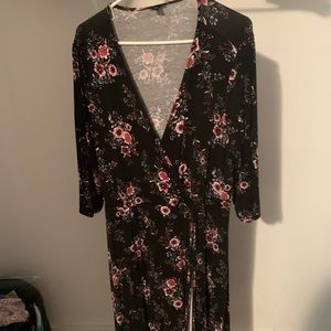 Torrid flower dress long sleeve